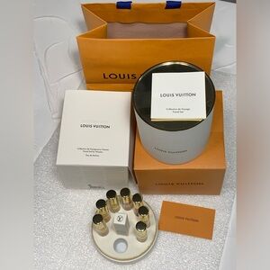 Authentic Louise Vuitton set of seven fragrances travel size (7.5 ml).